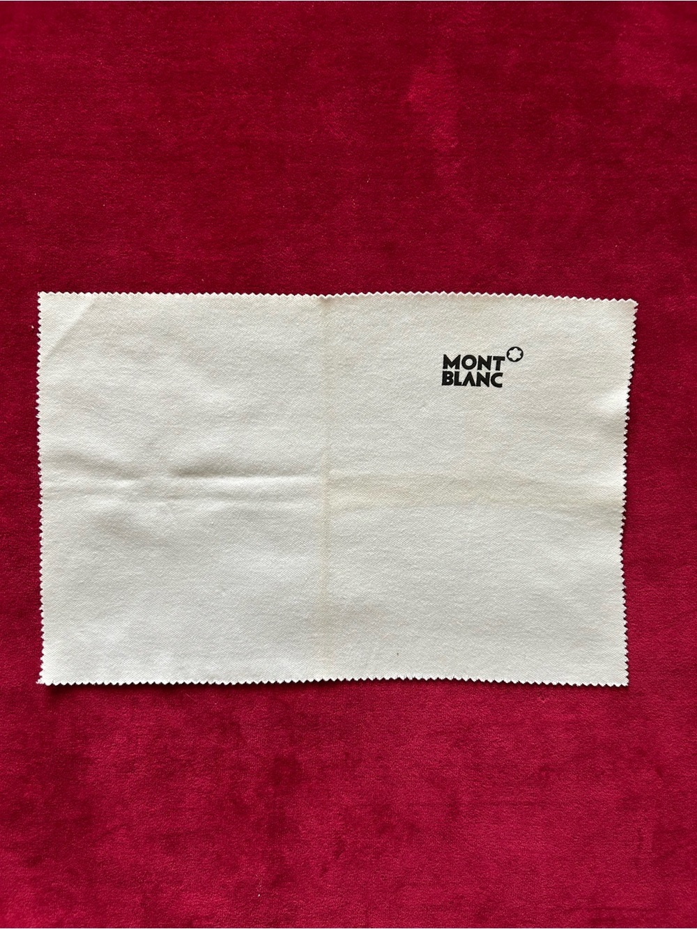Montblanc Silver Polishing Cloth for Montblanc Pens Medium Size 11.5" x 8" VTG